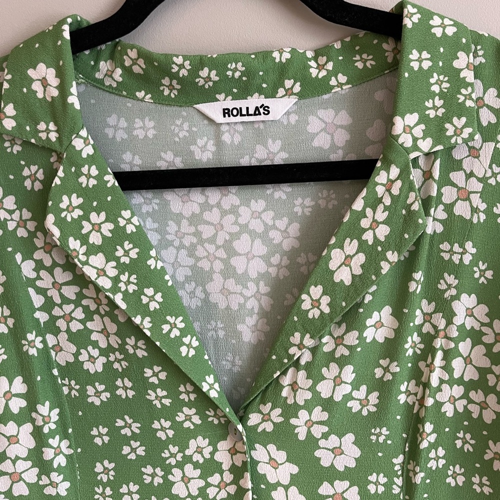 Rollas floral maxi dress